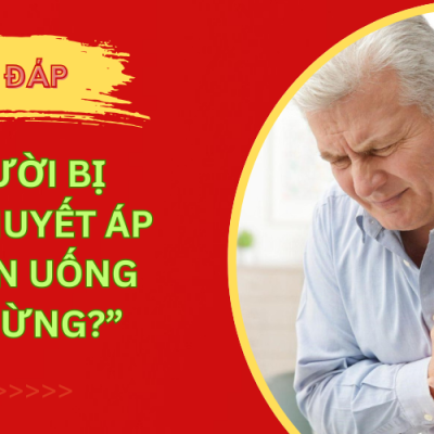 tang huyet ap co nen uong tra gung hay khong